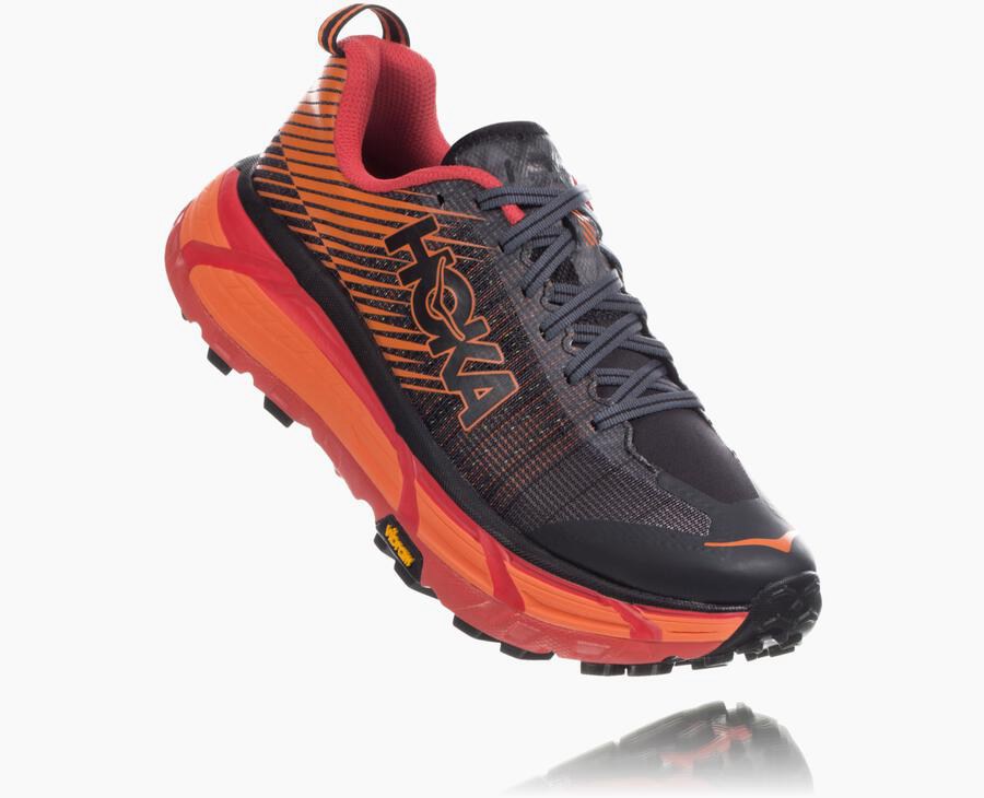 Hoka One One Evo Mafate 2 Trailskor Dam - Svarta/Röda - QZBEY-7632